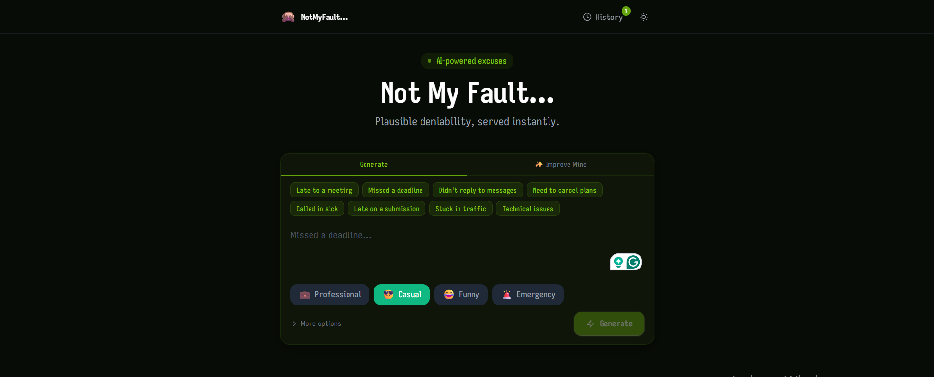 NotMyFault